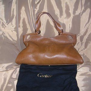 Cartier Marcello Large Calfskin Handbag/Satchel